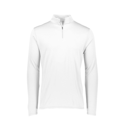 [FTLQFLWH-FAXS-LOGO1] Decker Women's Flex-Lite 1/4 Zip Shirt (Female Adult XS, White, Logo 1)