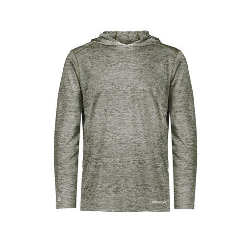 [FOLHCGGY-YS-LOGO1] Decker Youth Charge Hoodie (Youth S, Gray, Logo 1)