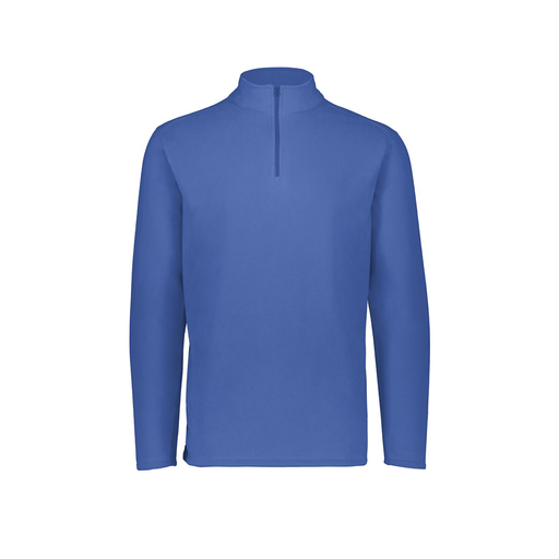 [6863.060.XS-LOGO1] Men's MicroFleece 1/4 Zip Pullover (Adult XS, Royal, Logo 1)