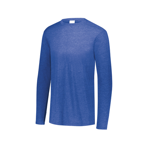 [3075.U55.XS-LOGO1] Men's LS Ultra-blend T-Shirt (Adult XS, Royal, Logo 1)