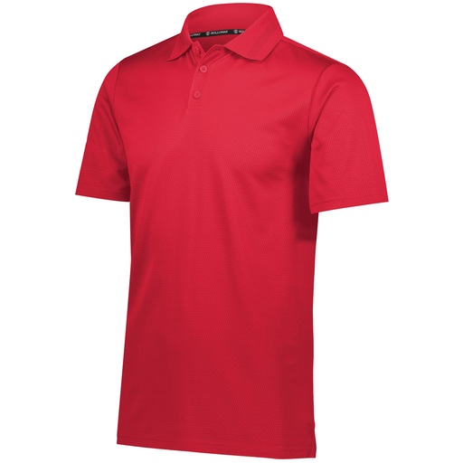 [222568.083.S-LOGO2] Men's Prism Polo (Adult S, Red, Logo 2)