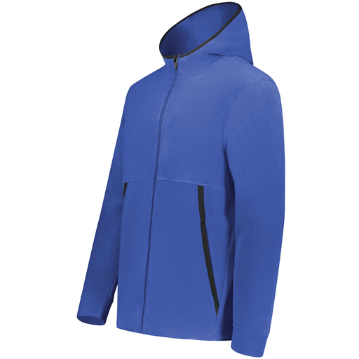 [6858.060.XS-LOGO3] Men's Chill Full Zip Fleece (Adult XS, Royal, Logo 3)