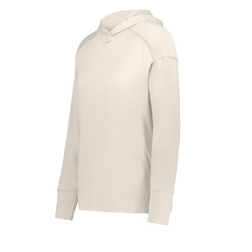 [222798-WHT-FAXS-LOGO1] Ladies Ventura Thin Knit Hoodie (Female Adult XS, White, Logo 1)